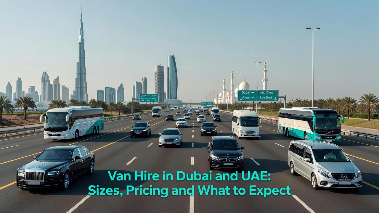 Professional header image for comparison analysis: Van Hire in Dubai and UAE: Sizes, Pricing and What to Expect
