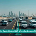 Professional header image for comparison analysis: Enterprise Car Rental in the UAE: What Businesses Should ...