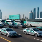 Professional header image for comparison analysis: Dubai Taxi Company vs. Your Other Transport Options: What...